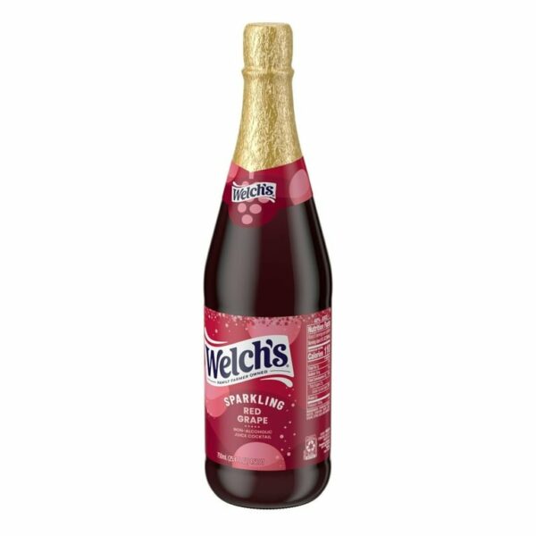 Cocktail de Jus Welch’s Sparkling Sans Alcool au Raisin Rouge 750ml – Image 3