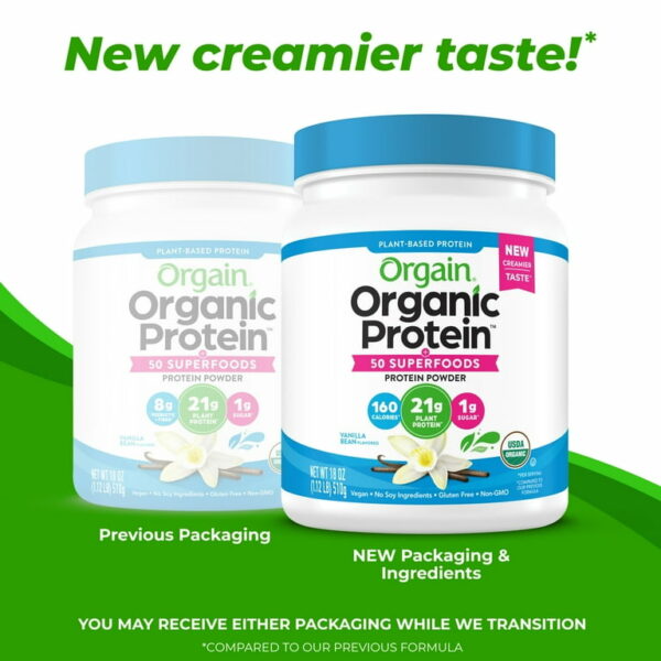 Orgain Organic Protéines en Poudre – Image 2