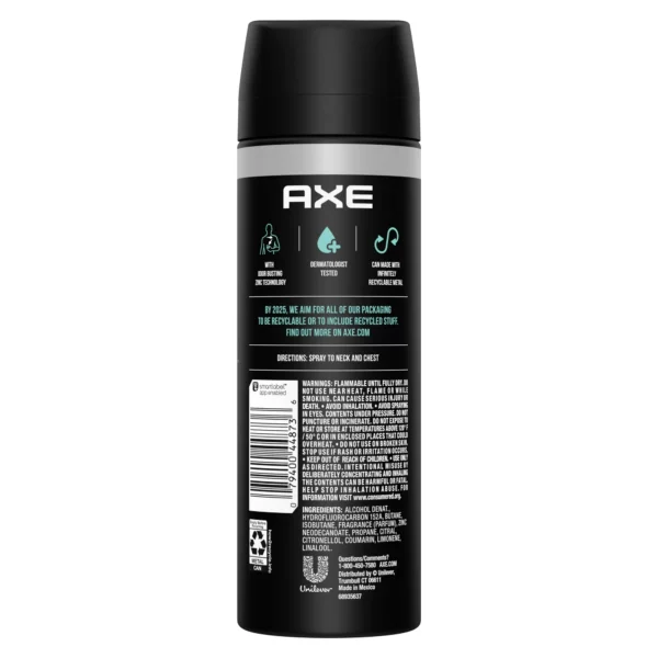 Déodorant AXE Apollo Vaporisateur Corporel 144g – Image 2