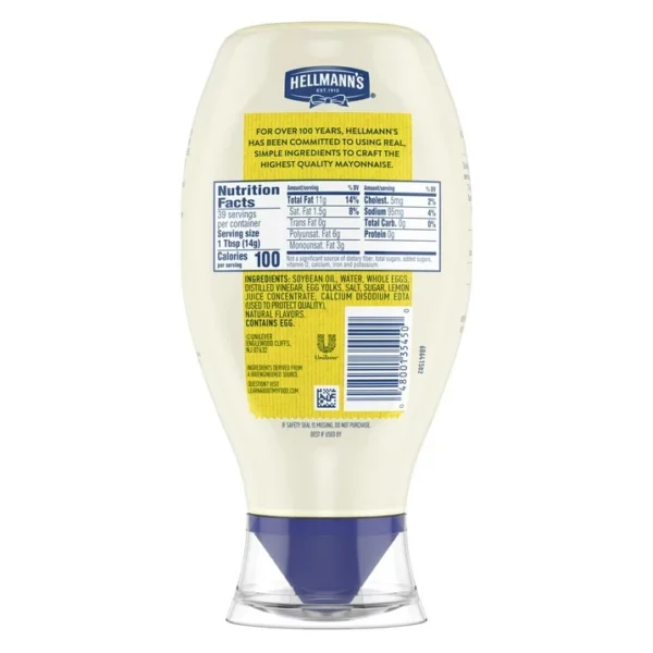 Mayonnaise Hellmann's Real 750 mL – Image 2