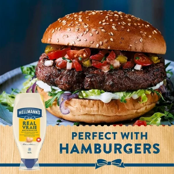 Mayonnaise Hellmann's Real 750 mL – Image 3