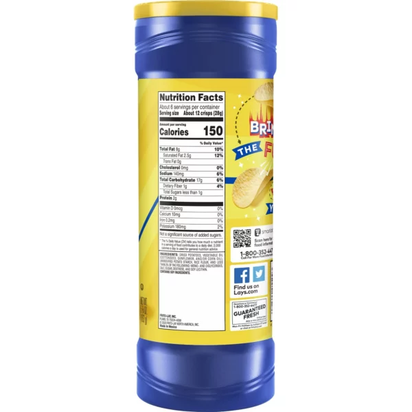 Chips au Fromage Lay's Stax Original 155,9g – Image 3