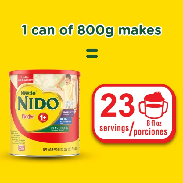 Lait en Poudre NIDO Kinder  1,6kg – Image 3