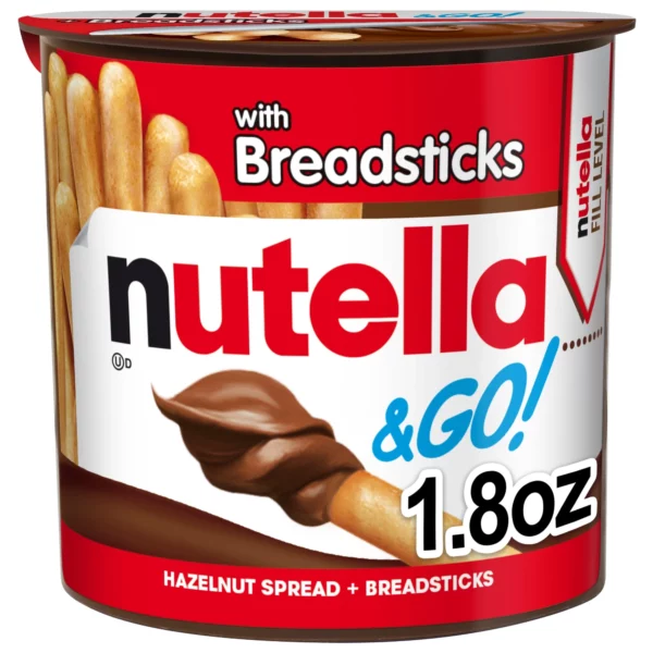 Nutella & GO ! Avec Bâtonnets de Pain 52g