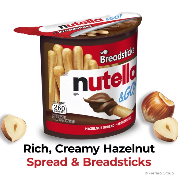 Nutella & GO ! Avec Bâtonnets de Pain 52g – Image 2