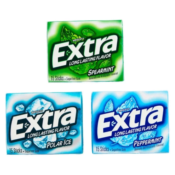 Chewing Gum Extra Polar Ice, Spearmint, Peppermint – Image 2