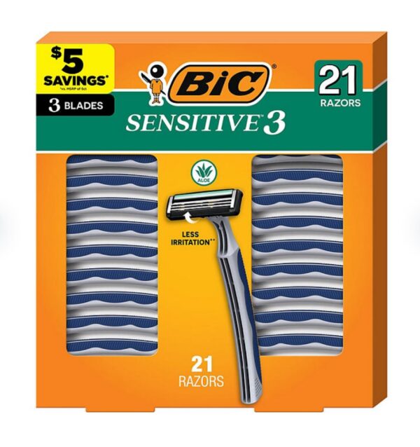 Rasoir Bic Sensitive 3 (Vente en Détails)