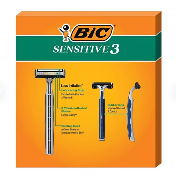 Rasoir Bic Sensitive 3 (Vente en Détails) – Image 4