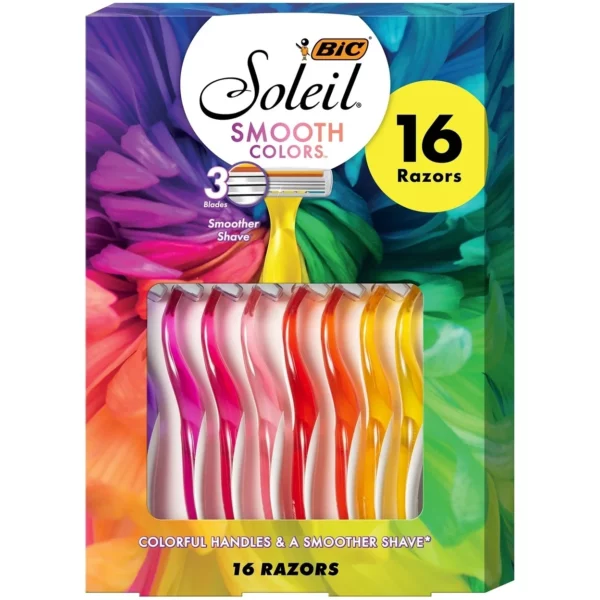 Rasoir BIC Soleil Smooth Color Femmes (Vente en Détails)