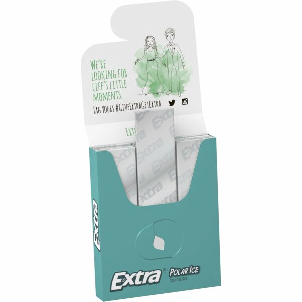 Chewing Gum Extra Polar Ice, Spearmint, Peppermint – Image 3