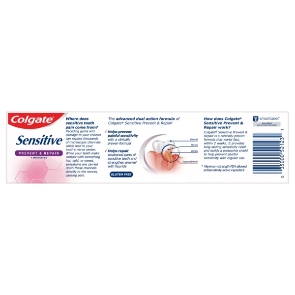 Dentifrice Colgate Sensitive Blanchissant 59g – Image 2