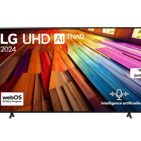 Téléviseur LG Smart TV UHD 4K 75UT80, 75 pouces
