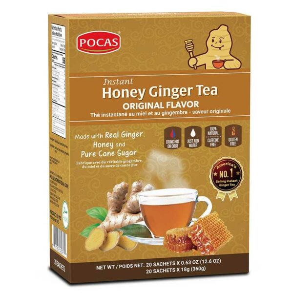 Thé au Gingembre et Citron Pocas - 20 Sachets – Image 4