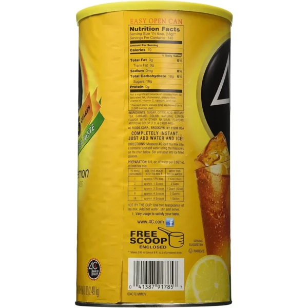 Thé Glacé au Citron 4C Ice Mix – Image 2
