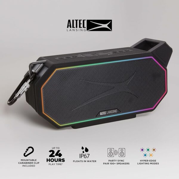 Haut-Parleur Altec Lansing Hydraboom 2.0 Bluetooth Magnétique Étanche – Image 2