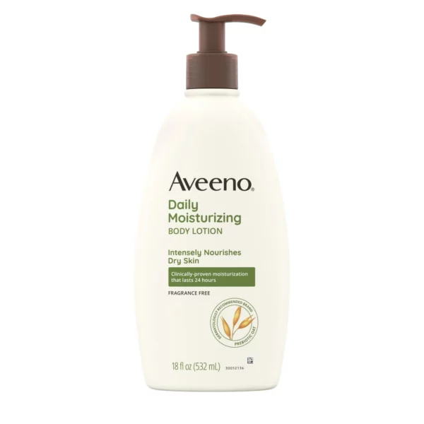 Lait de Corps Aveeno Daily Moisturizing avec Avoine 532 ml