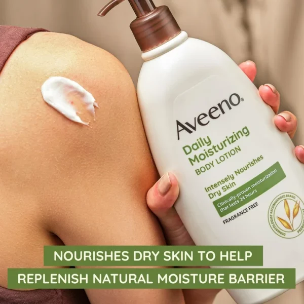 Lait de Corps Aveeno Daily Moisturizing avec Avoine 532 ml – Image 2
