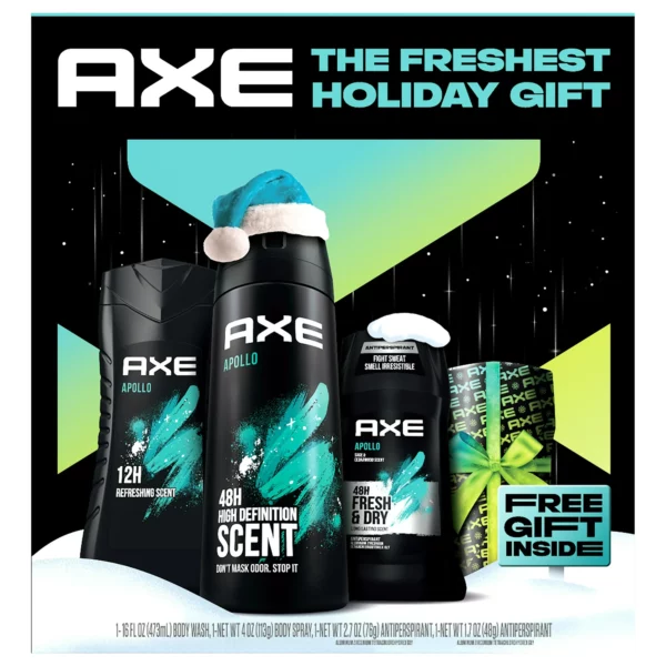 Coffret 4 Pièces Axe Apollo The Freshest Holiday Gift Homme