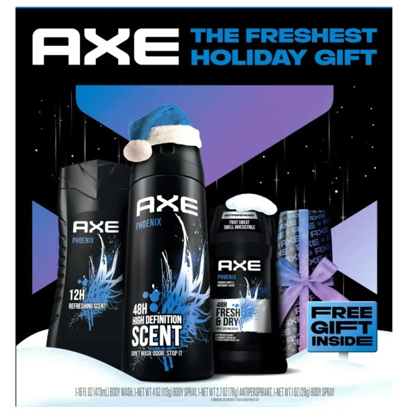 Coffret 4 Pièces Axe Phoenix The Freshest Holiday Gift Homme