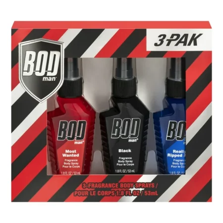 Coffret 3 Parfums Bod Man Black, Really Ripped Abs, Most Wanted