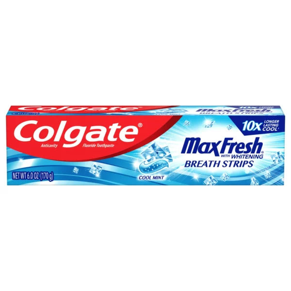 Dentifrice Colgate Max Fresh with Mini Breath Strips, Cool Mint 206 g