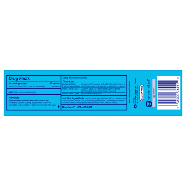 Dentifrice Colgate Max Fresh with Mini Breath Strips, Cool Mint 206 g – Image 3