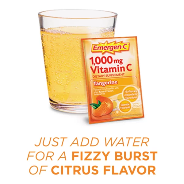 Emergen-C Supplément de Vitamines C et Minéraux 1 000 mg 30 sachets – Image 2