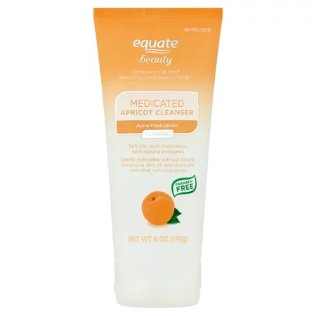 Gommage Anti-Acné Equate Medicated Apricot Cleanser 170g