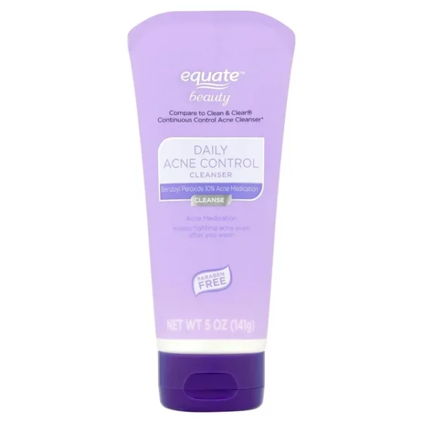 Nettoyant Pour Visage Equate Daily Acne Control Cleanser Cream 141g