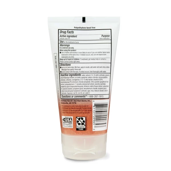 Gommage Anti-Acné Equate Pink Grapefruit Foaming Acne 124 mL – Image 3