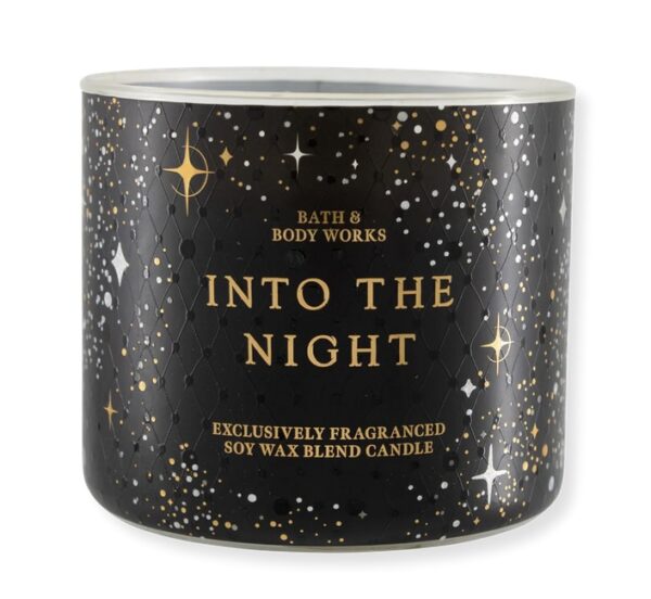 3 Bougies à la Mèche Into the Night Bath and Body Works – Image 2