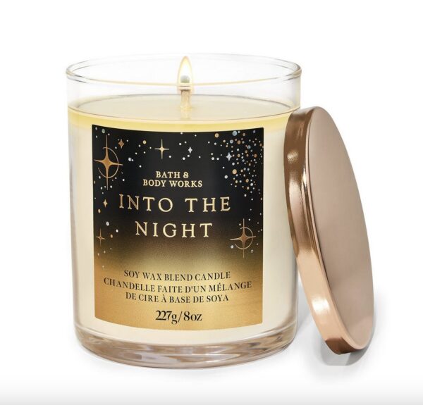 1 Bougies à la Mèche Into the Night Bath and Body Works 227g