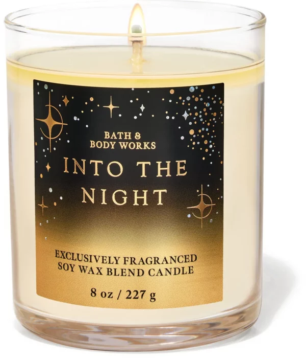 1 Bougies à la Mèche Into the Night Bath and Body Works 227g – Image 2