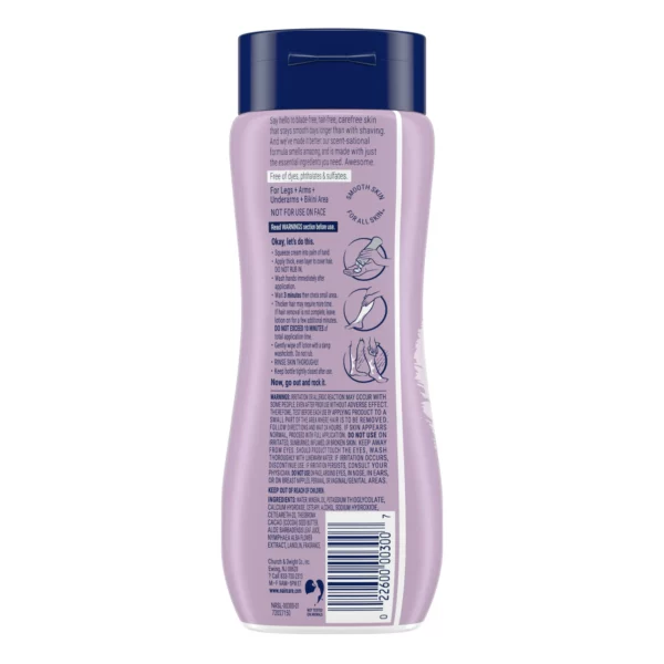 Crème Épilatoire Nair Body Cream Soothing Aloe & Water Lily 224g – Image 6