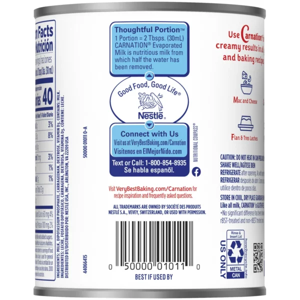 Lait Evaporé Nestlé Carnation – Image 2