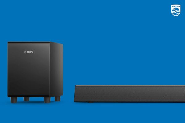 Barre de Son Philips B5306, Bluetooth 2.1 Canaux avec Caisson de Basses Noir – Image 7