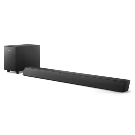 Barre de Son Philips B5306, Bluetooth 2.1 Canaux avec Caisson de Basses Noir
