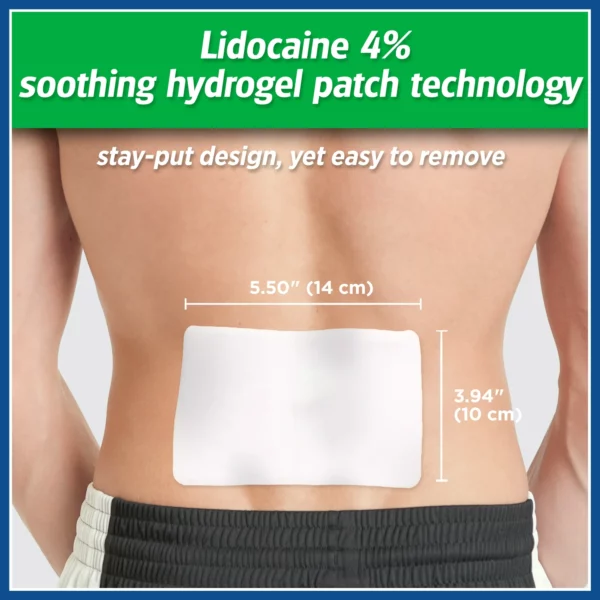 Patch Antidouleur Salonpas Lidocaine 4 % Maximum Strengh, 15 Unités – Image 3