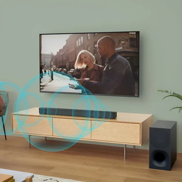 Barre de Son Sony HT-SC40  2.1 ch Avec Caisson de Basses Sans Fil Noir – Image 2