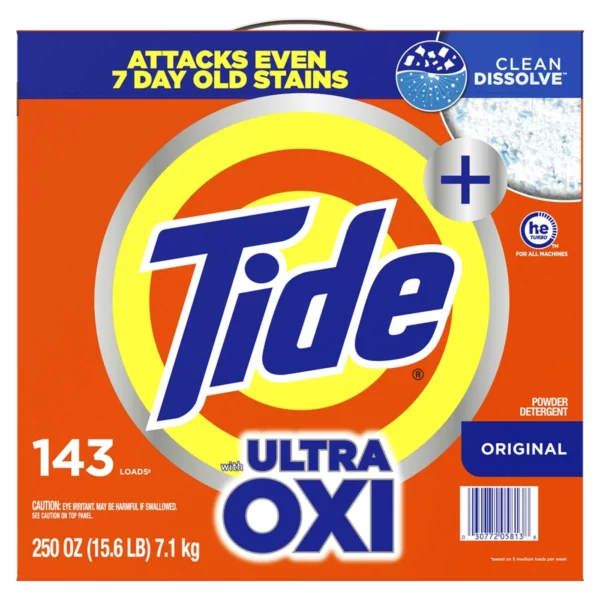 Nettoyeur de Machine à Laver Tide Ultra OXI 143 Sachets – Image 2