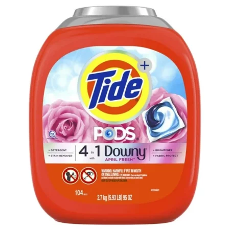 Capsules de Détergent à Lessive Liquide Tide PODS 4 en 1 Downy 2,7 kg