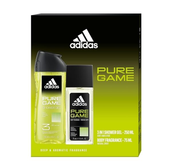 Coffret Adidas Pure Game Eau de Toilette et Gel de Douche