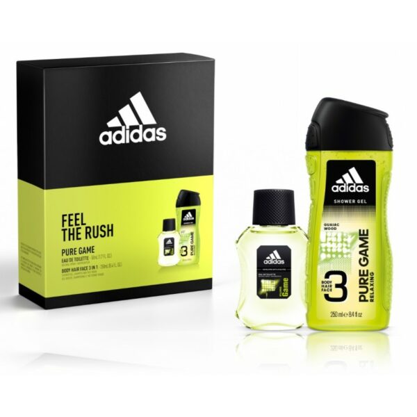 Coffret Adidas Pure Game Eau de Toilette et Gel de Douche – Image 2