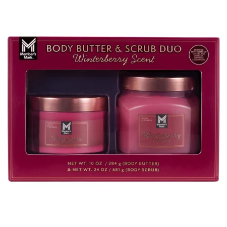 Duo Gommage et Crème de Corps Member's Mark Winterberry Scent