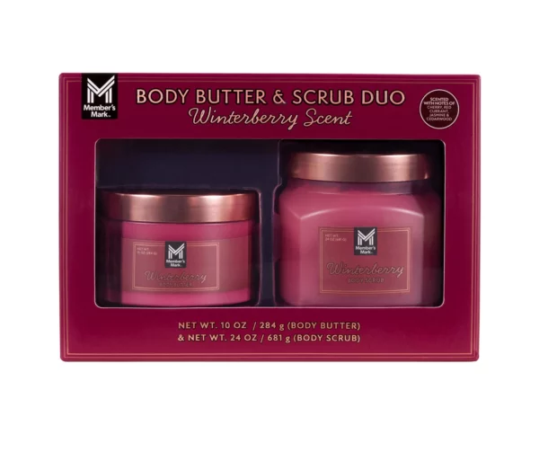 Duo Gommage et Crème de Corps Member's Mark Winterberry Scent