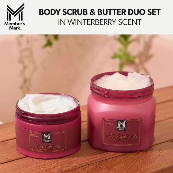 Duo Gommage et Crème de Corps Member's Mark Winterberry Scent – Image 2