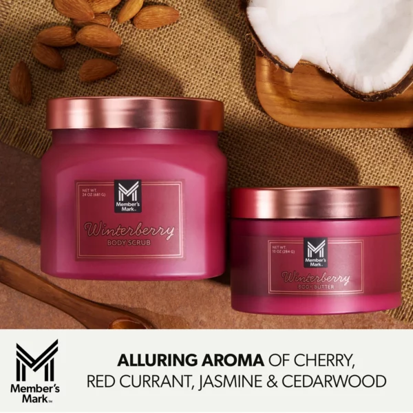 Duo Gommage et Crème de Corps Member's Mark Winterberry Scent – Image 3