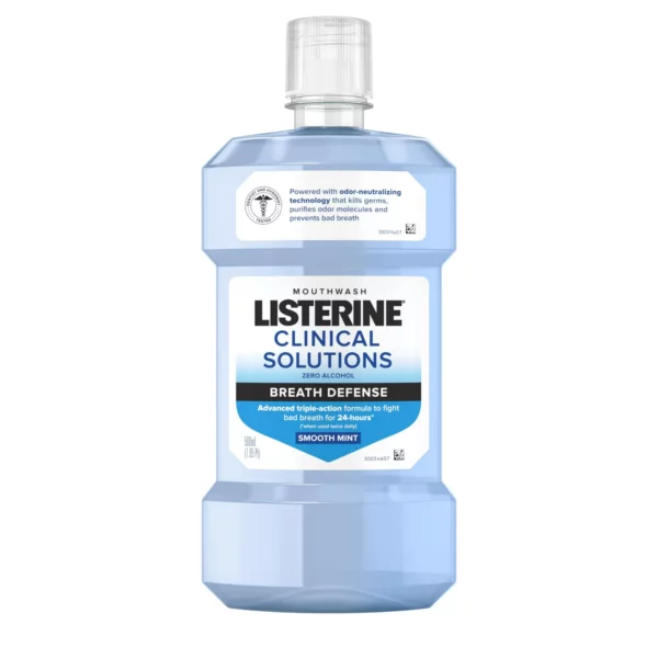 Bain de Bouche Listerine Clinical Solutions Breath Defense 500 ml