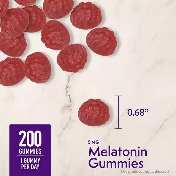 Melatonin Gummies Member’s Mark 5mg, 200 Gommes – Image 2