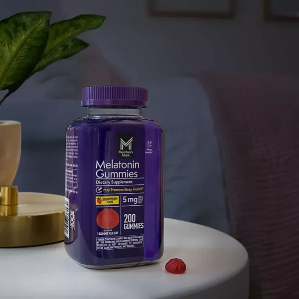 Melatonin Gummies Member’s Mark 5mg, 200 Gommes – Image 3